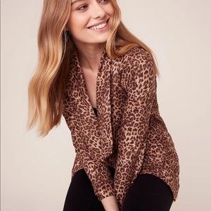 BB Dakota leopard suede jacket